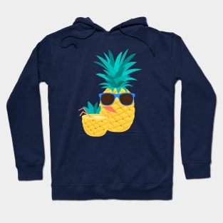 Hawaiian Pineapple T-Shirt with Sunglasses – Cool Tee Shirt Hoodie